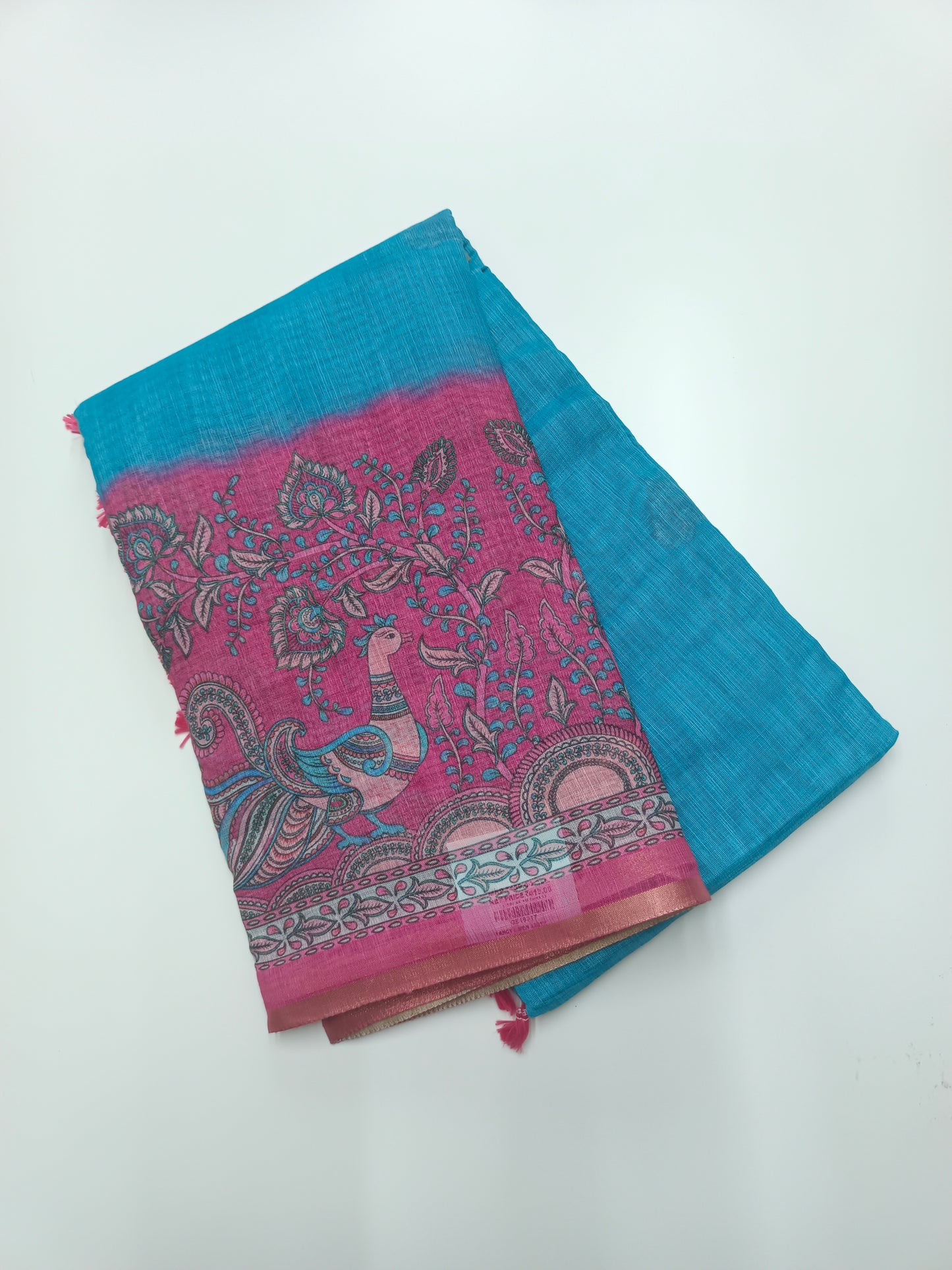 FANCY LENIN COTTON SAREE