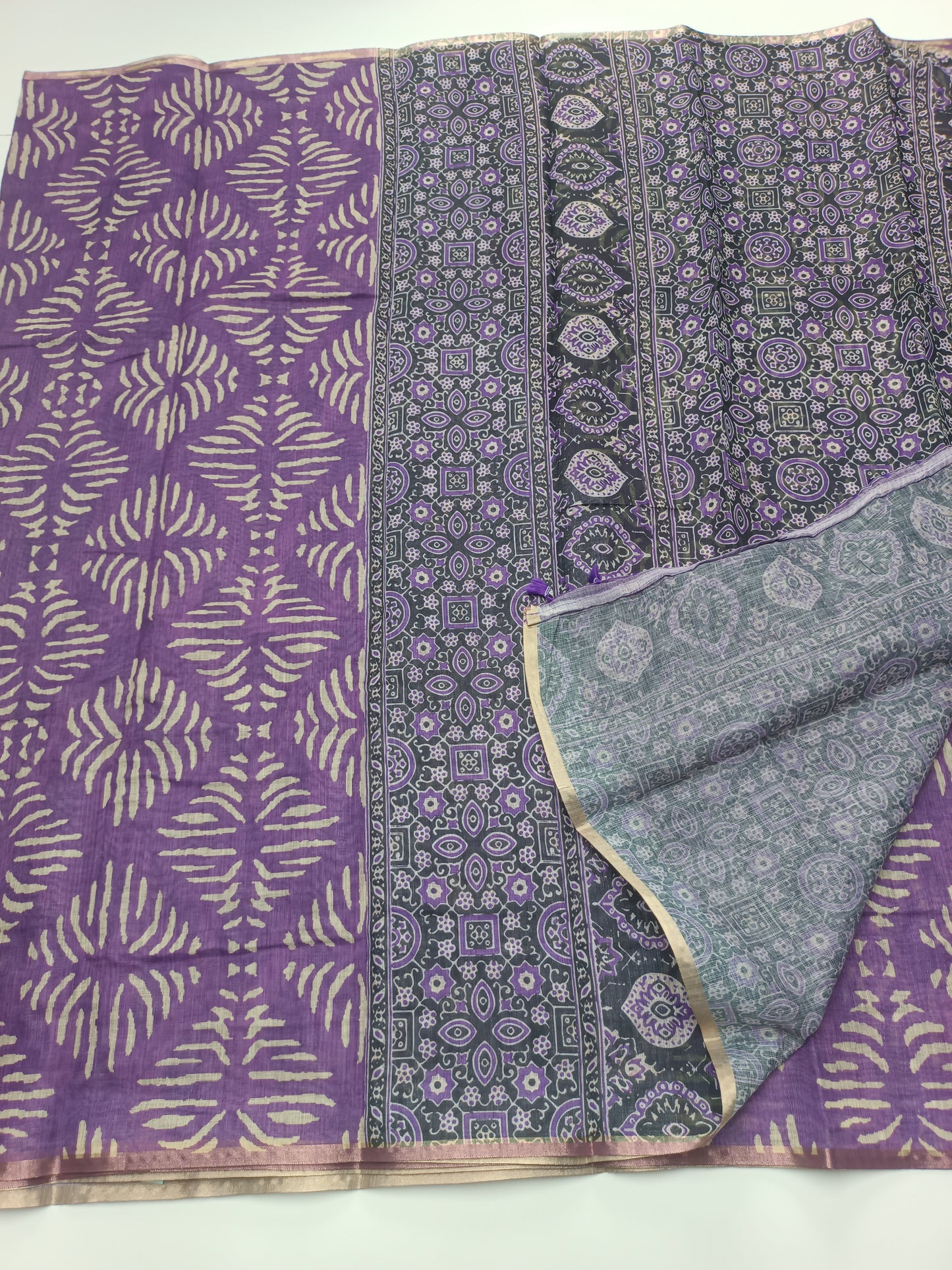 FANCY LENIN COTTON SAREE