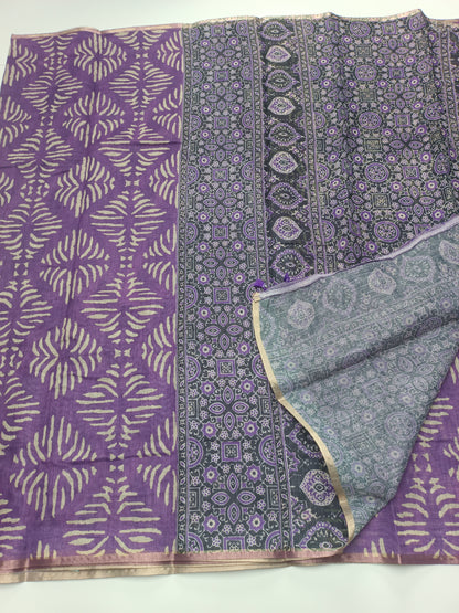 FANCY LENIN COTTON SAREE