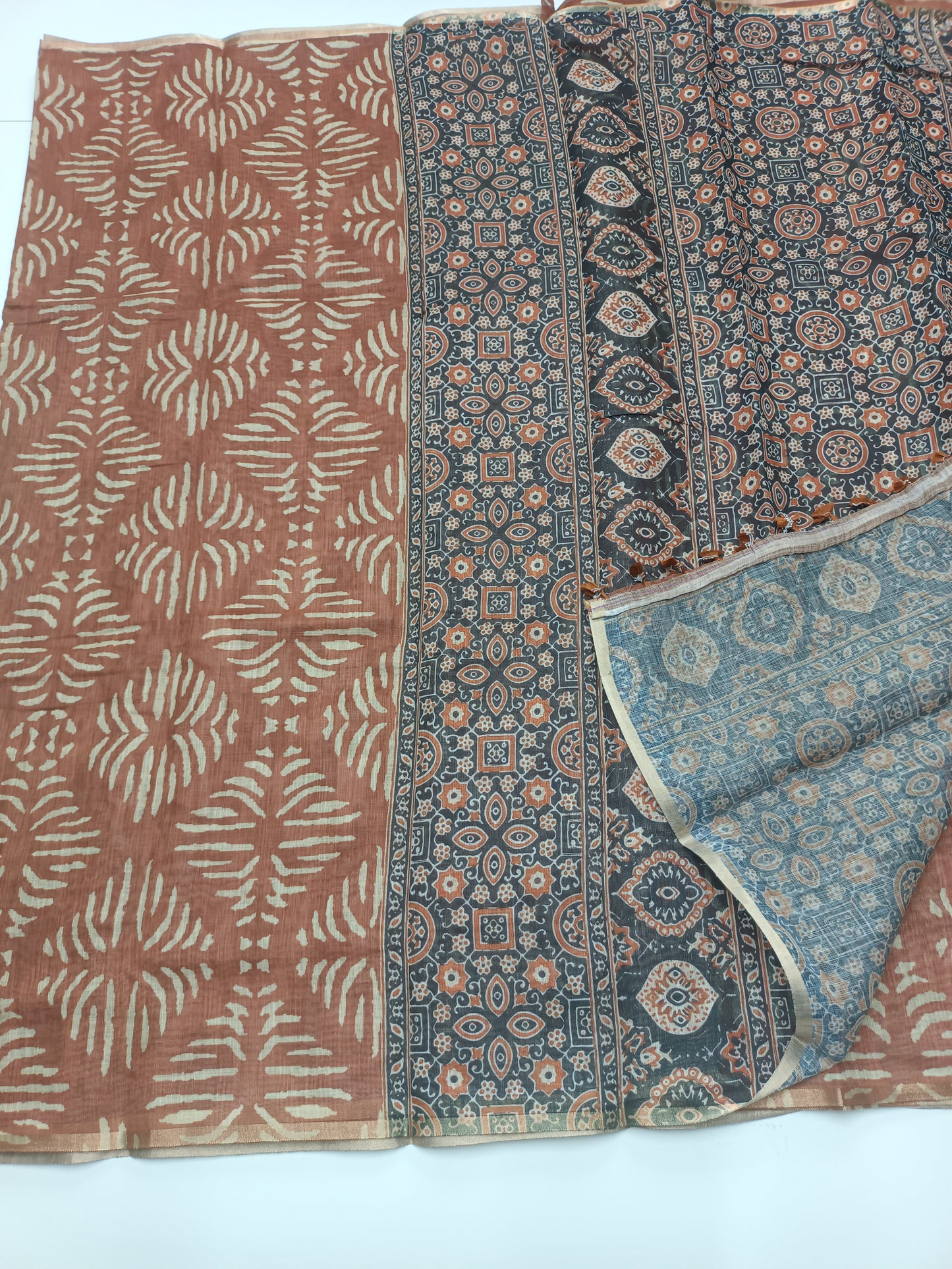 FANCY LENIN COTTON SAREE