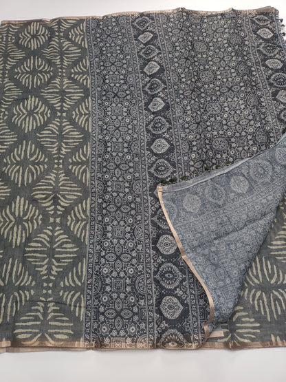 FANCY LENIN COTTON SAREE