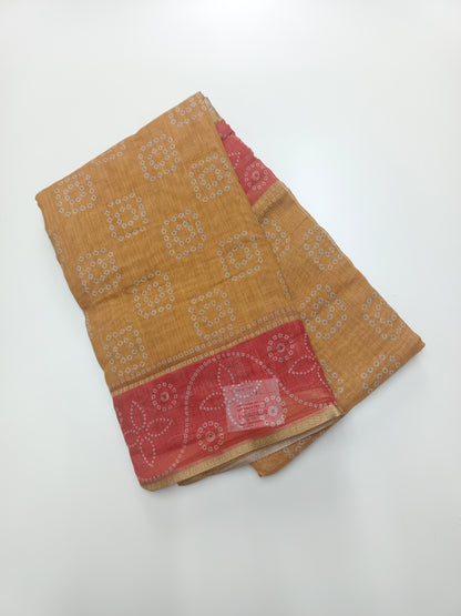 FANCY LENIN COTTON SAREE