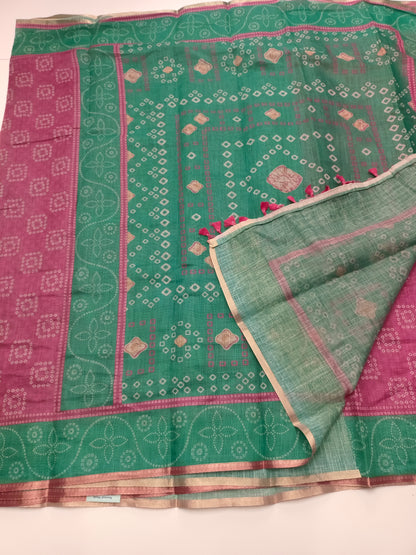FANCY LENIN COTTON SAREE