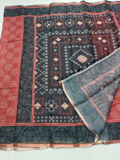 FANCY LENIN COTTON SAREE