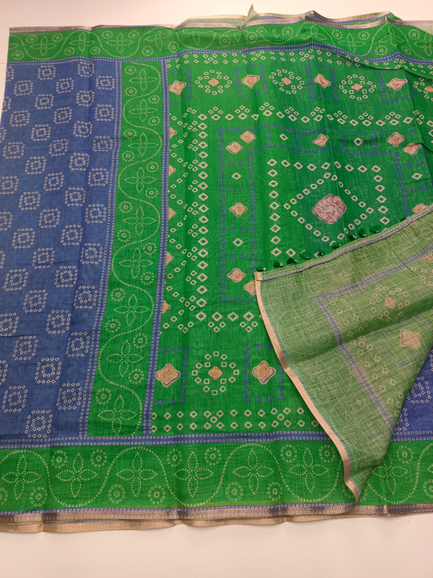 FANCY LENIN COTTON SAREE