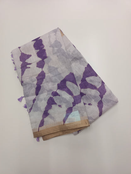 FANCY LENIN COTTON SAREE