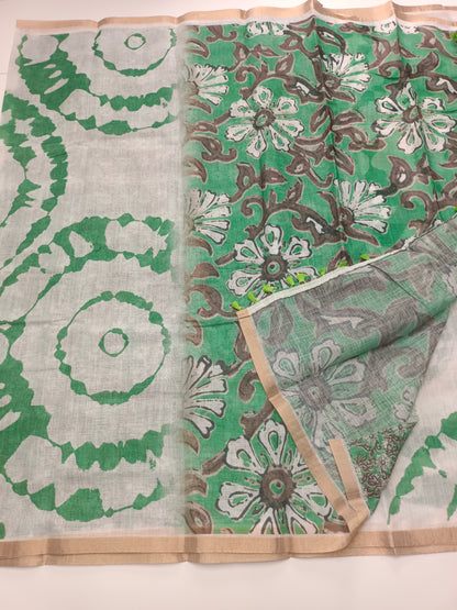 FANCY LENIN COTTON SAREE