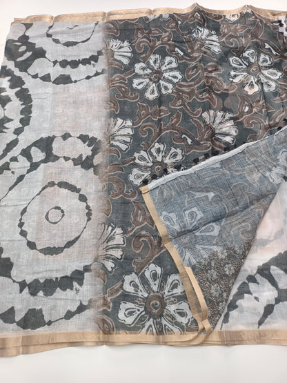 FANCY LENIN COTTON SAREE