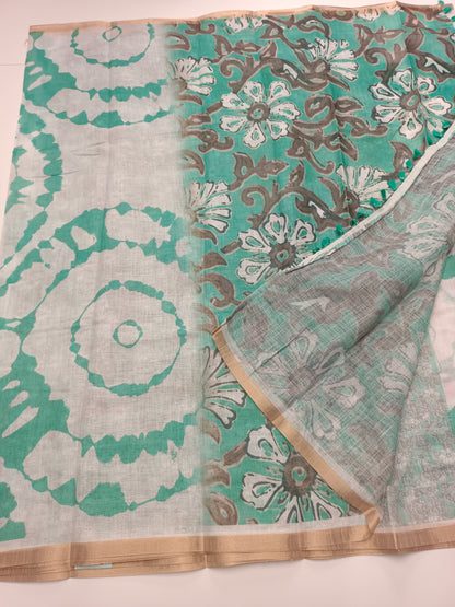 FANCY LENIN COTTON SAREE