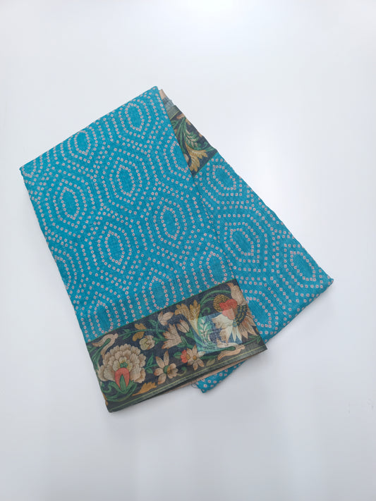 FANCY LENIN COTTON SAREE