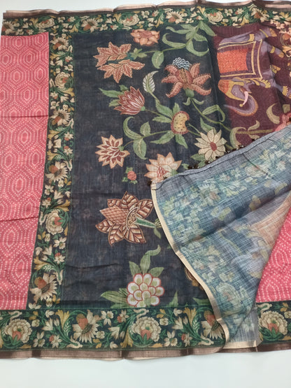 FANCY LENIN COTTON SAREE