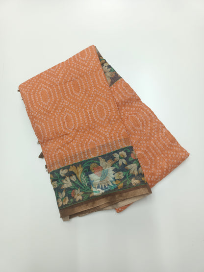 FANCY LENIN COTTON SAREE