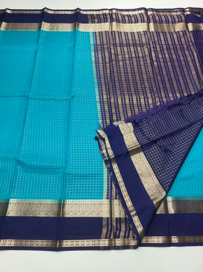FANCY SEMI CREPE SILK SAREE