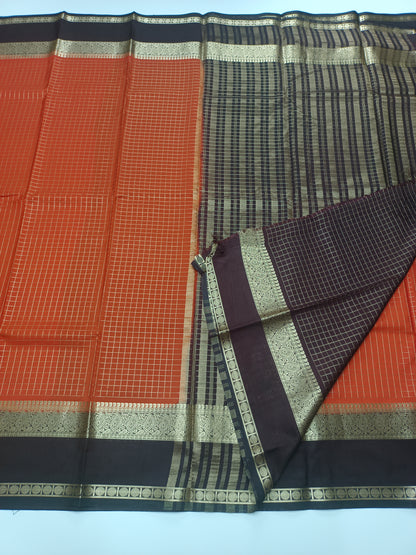 FANCY SEMI CREPE SILK SAREE