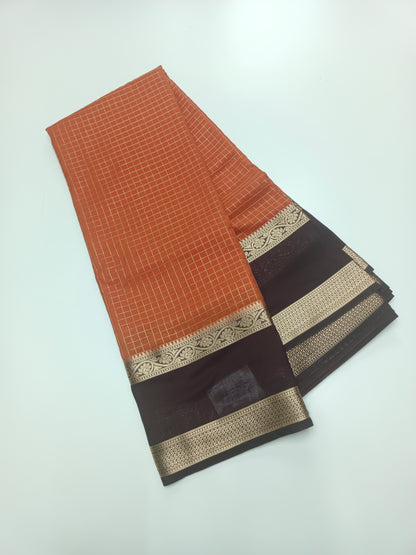 FANCY SEMI CREPE SILK SAREE