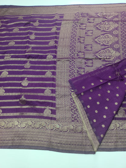 FANCY CRUSH CHIFFON SAREE