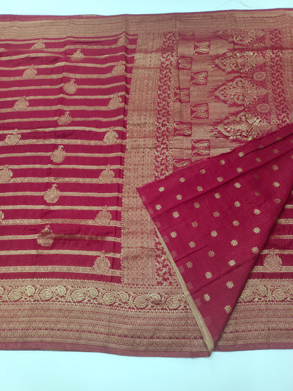 FANCY CRUSH CHIFFON SAREE