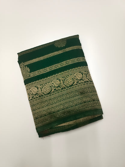 FANCY CRUSH CHIFFON SAREE