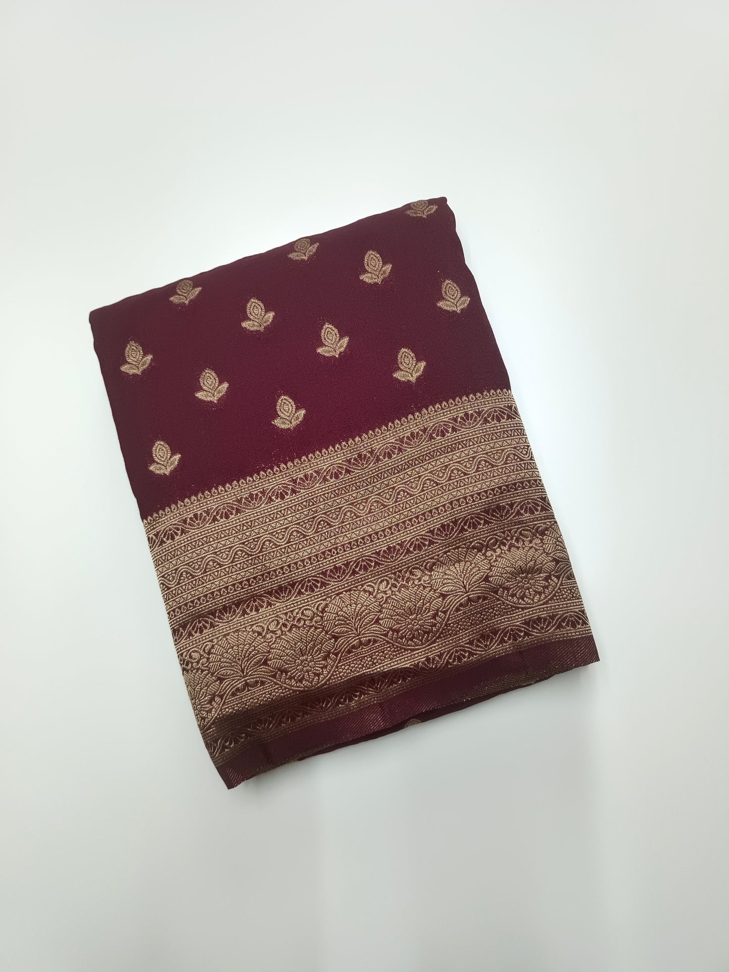 FANCY CRUSH CHIFFON SAREE