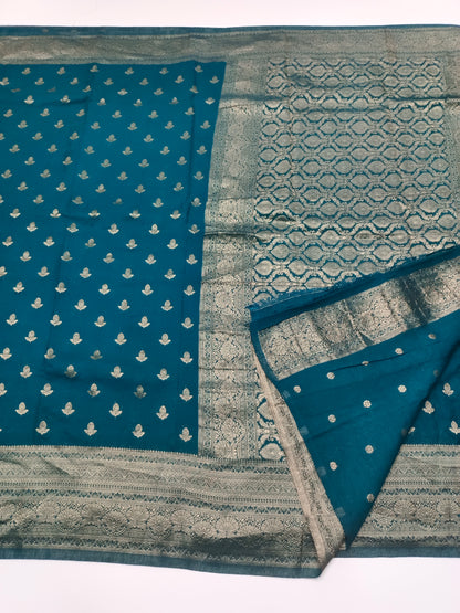 FANCY CRUSH CHIFFON SAREE