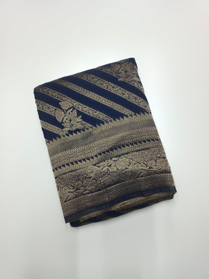 FANCY CHINON CREPE SAREE