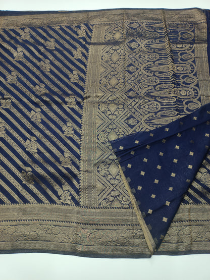 FANCY CHINON CREPE SAREE