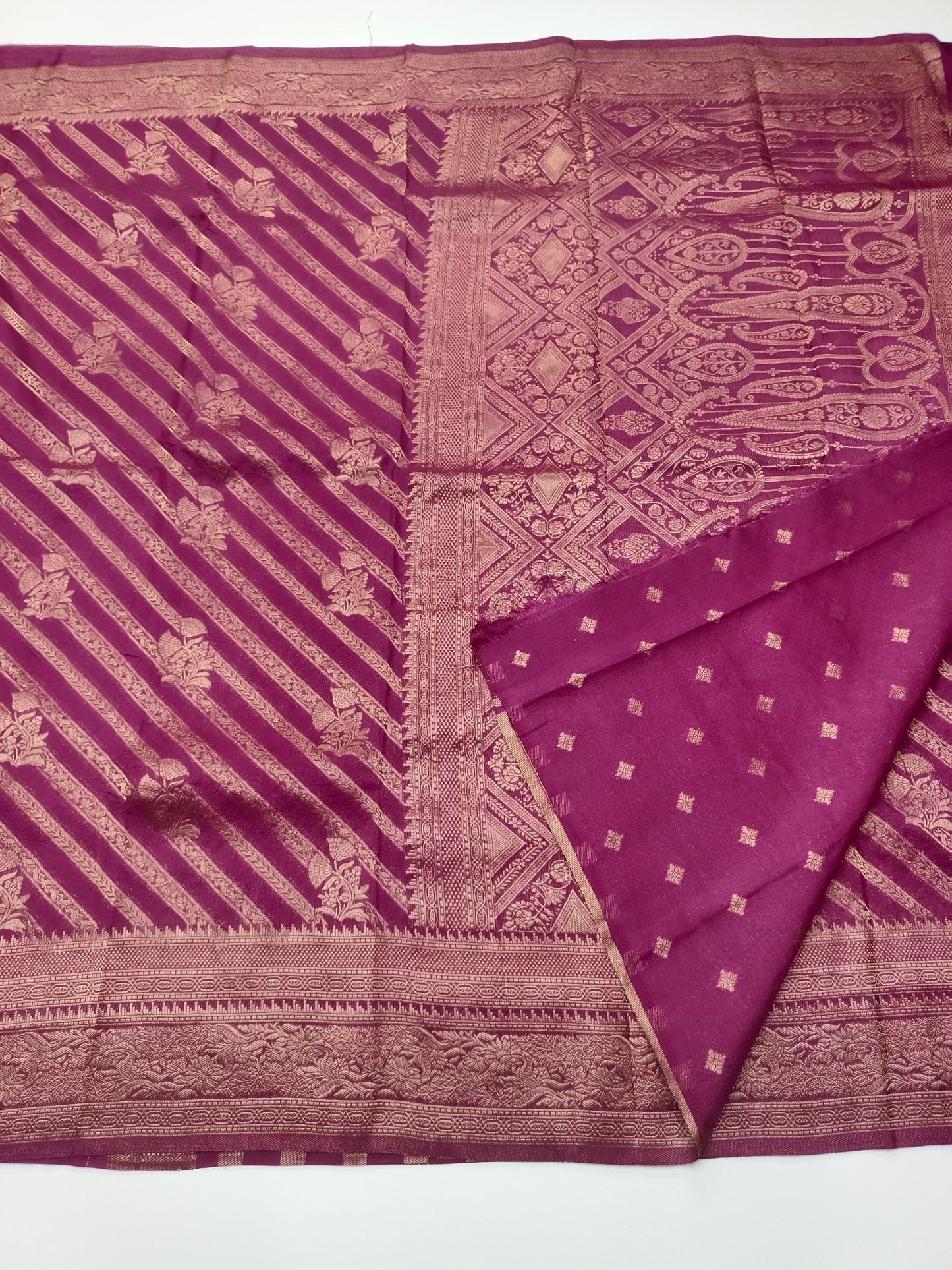 FANCY CHINON CREPE SAREE