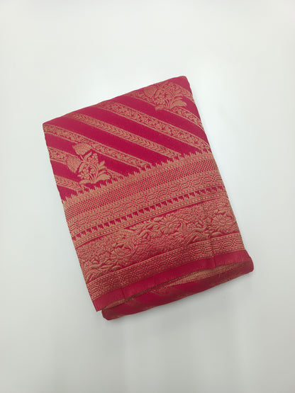 FANCY CHINON CREPE SAREE