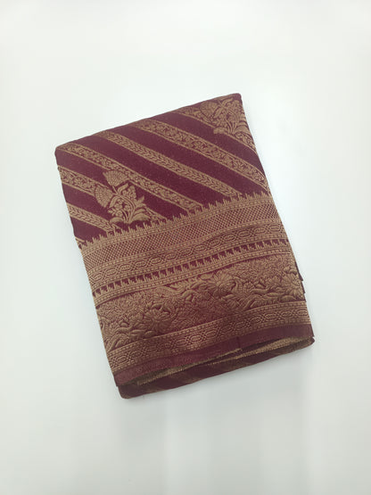 FANCY CHINON CREPE SAREE