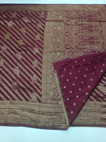 FANCY CHINON CREPE SAREE