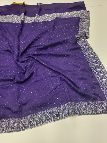 FANCY WORK SAREE