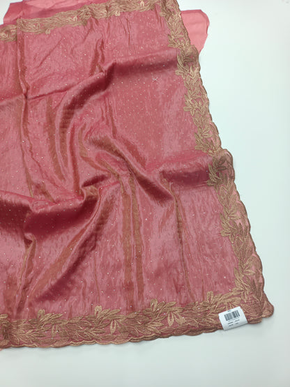 FANCY ORGANZA WORK SAREE
