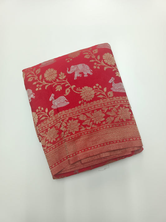 FANCY CHIFFON GEORGETTE SAREE