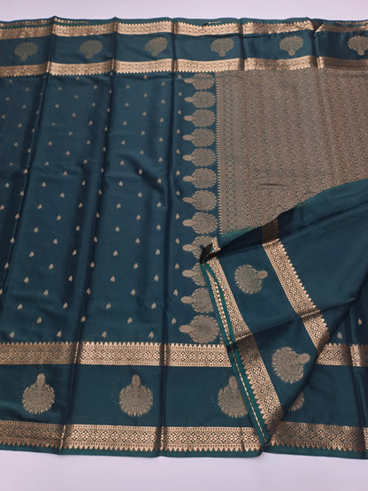 SEMI CREPE SILK SAREE
