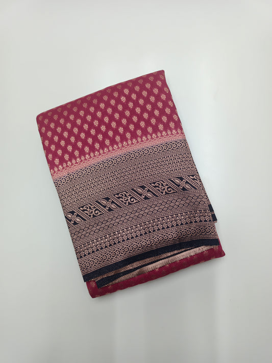 FANCY CHINON CHIFFON SAREE