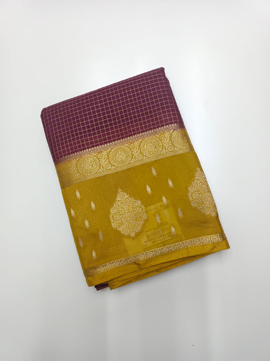 FANCY CHINON CREPE SAREE