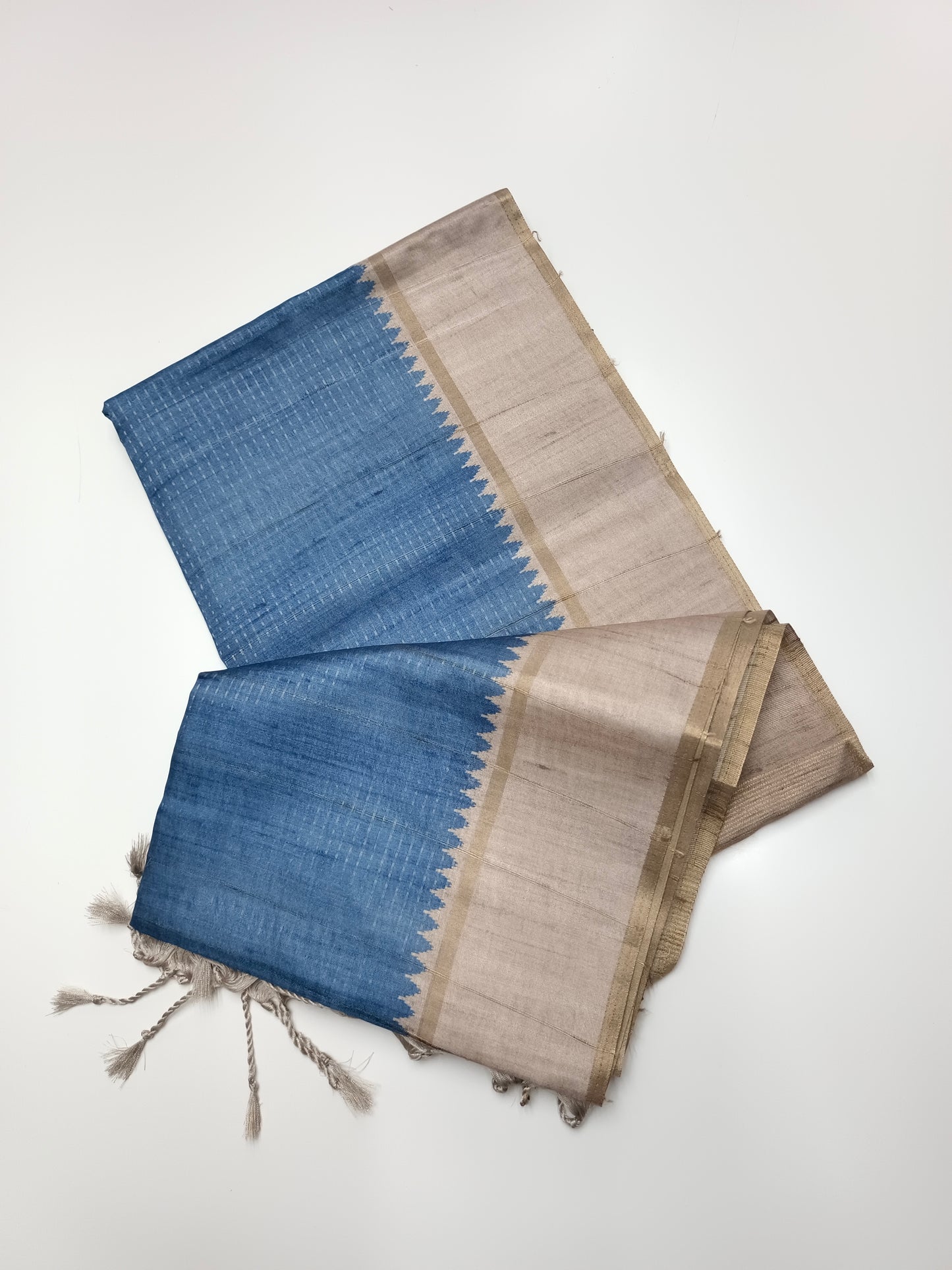 FANCY MATKA TUSSER SILK SAREE