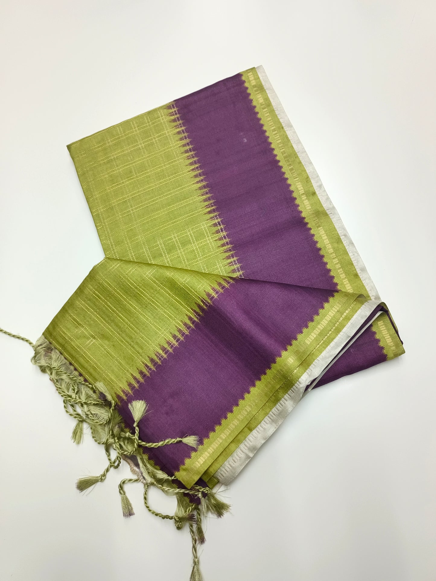 FANCY MATKA TUSSER SILK SAREE