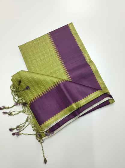 FANCY MATKA TUSSER SILK SAREE