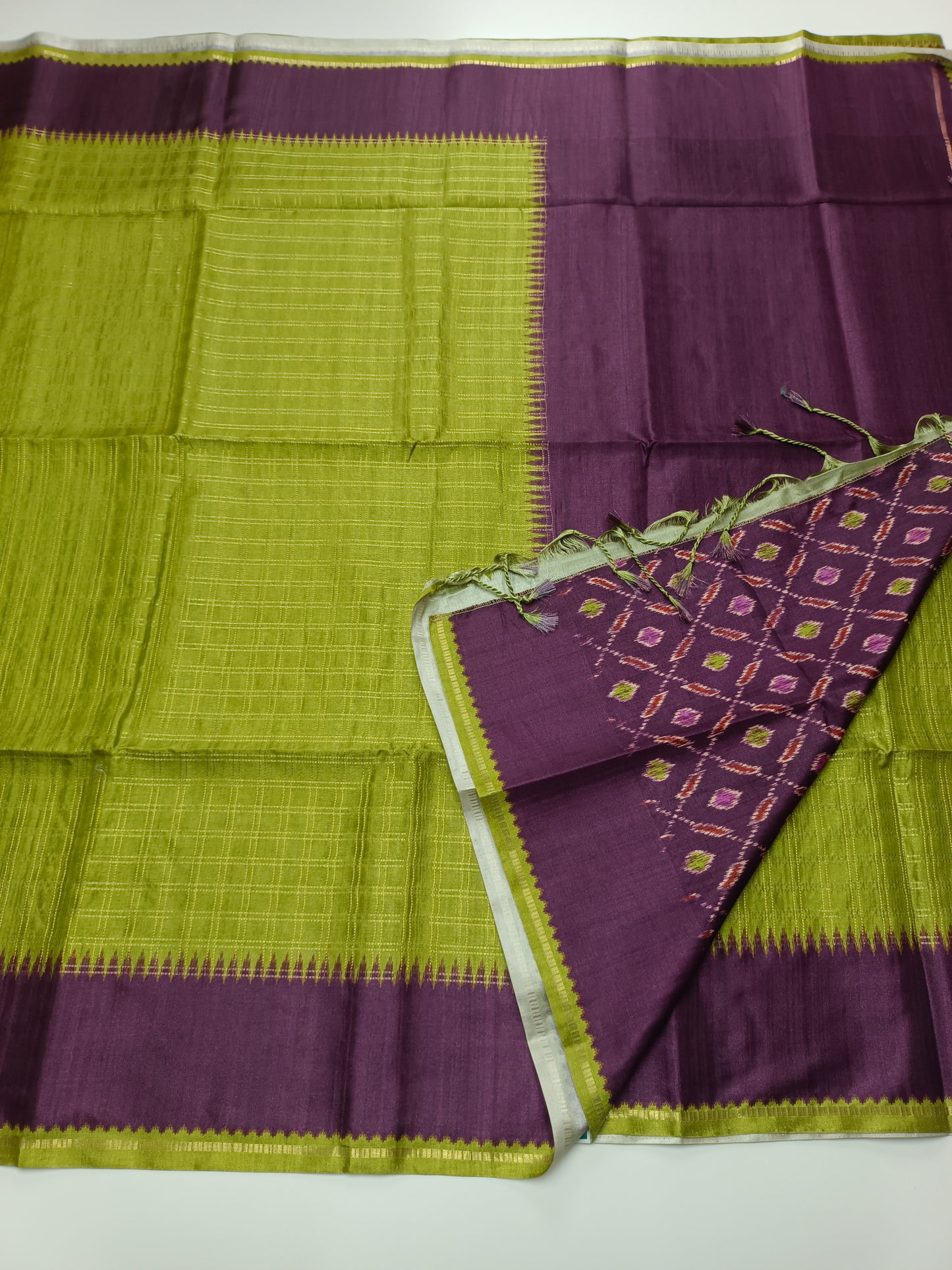 FANCY MATKA TUSSER SILK SAREE
