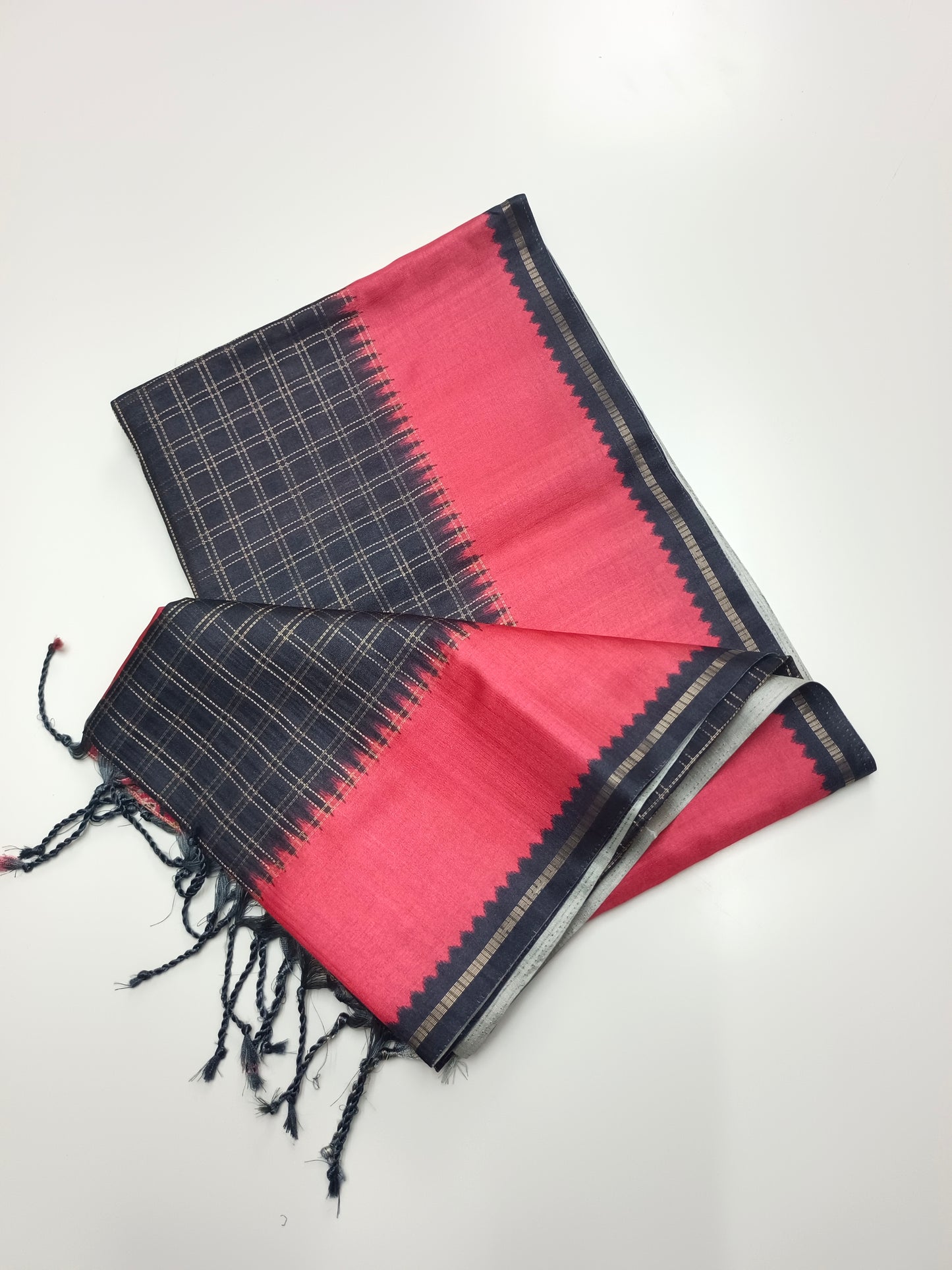 FANCY MATKA TUSSER SILK SAREE