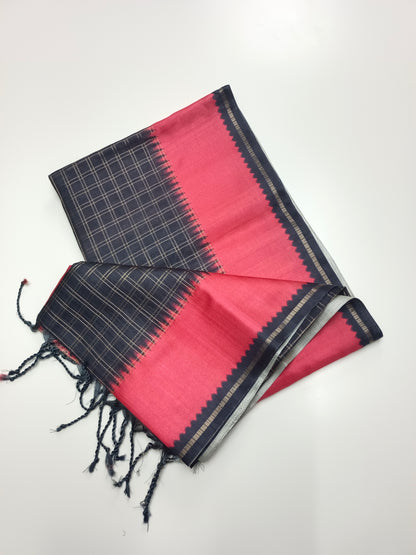 FANCY MATKA TUSSER SILK SAREE