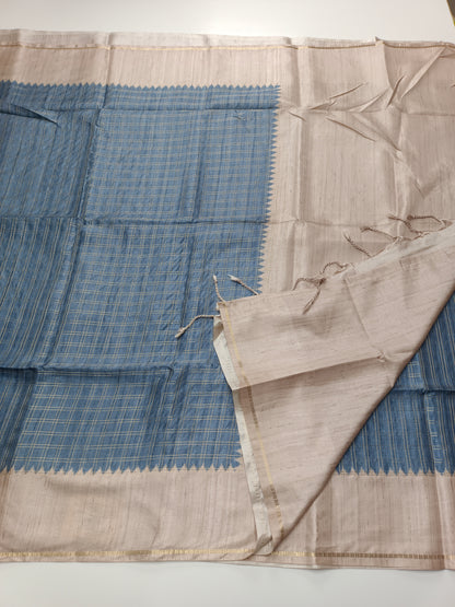 FANCY MATKA TUSSER SILK SAREE