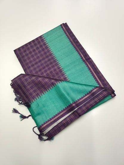 FANCY MATKA TUSSER SILK SAREE