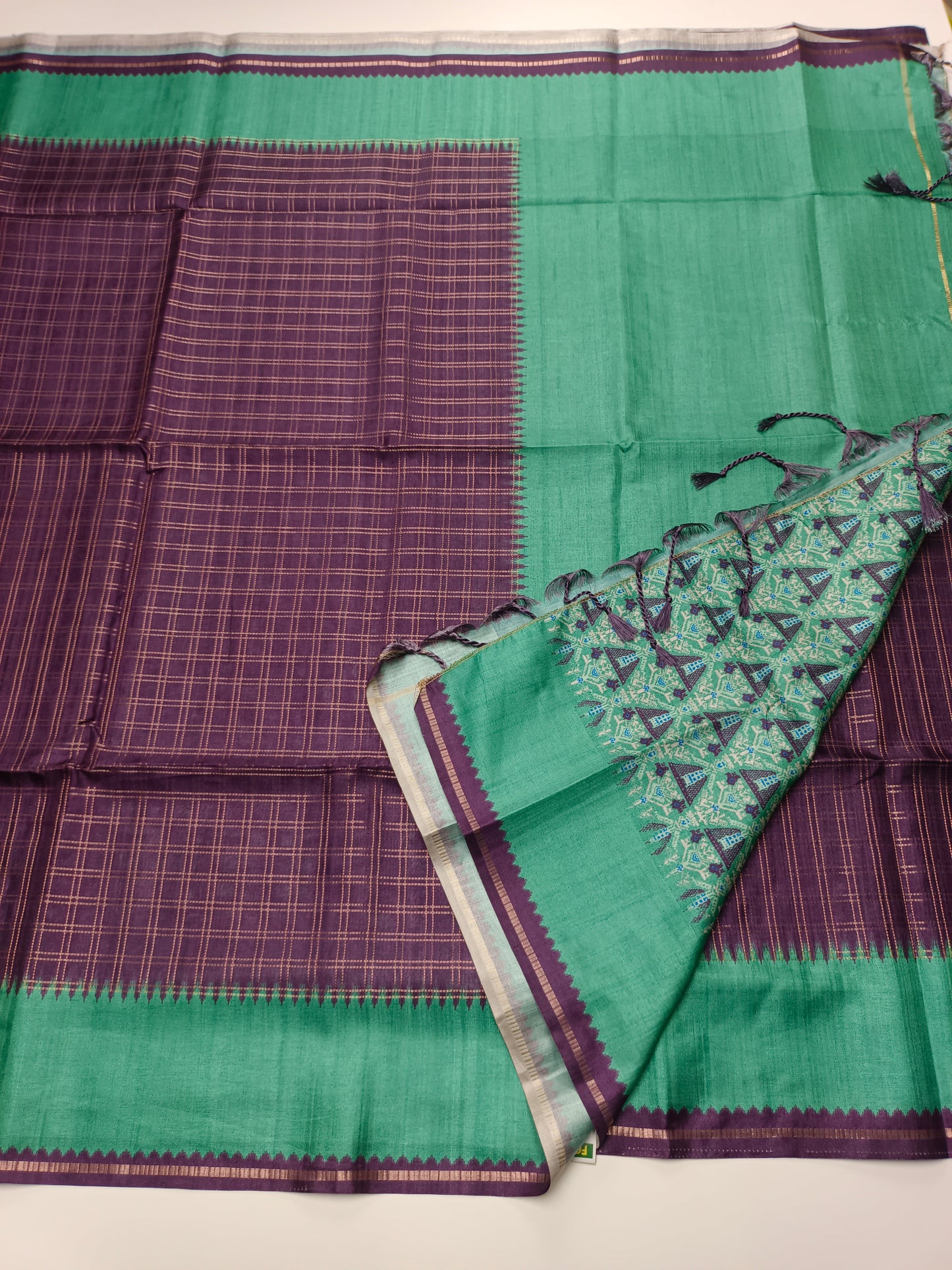 FANCY MATKA TUSSER SILK SAREE