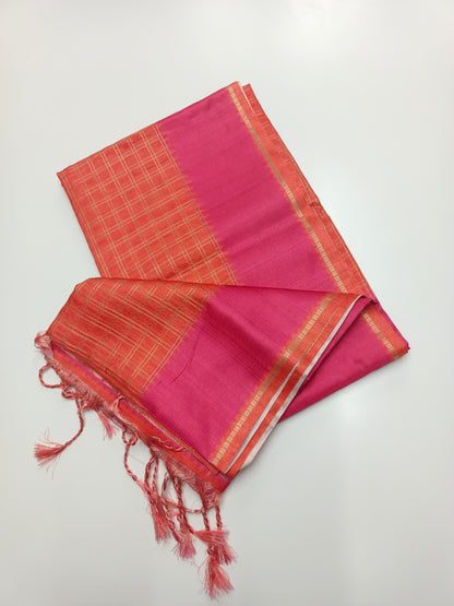 FANCY MATKA TUSSER SILK SAREE