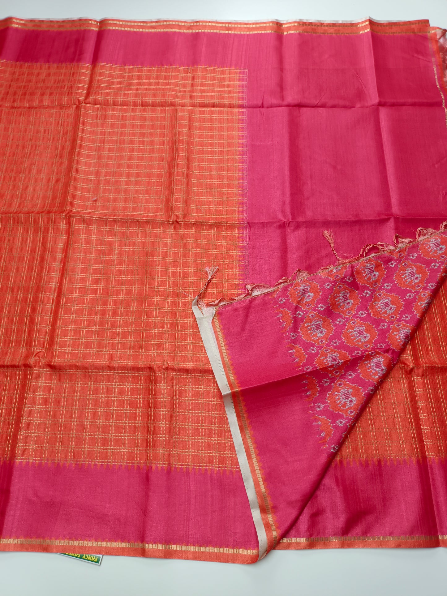 FANCY MATKA TUSSER SILK SAREE
