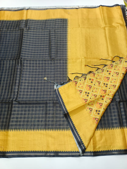 FANCY MATKA TUSSER SILK SAREE