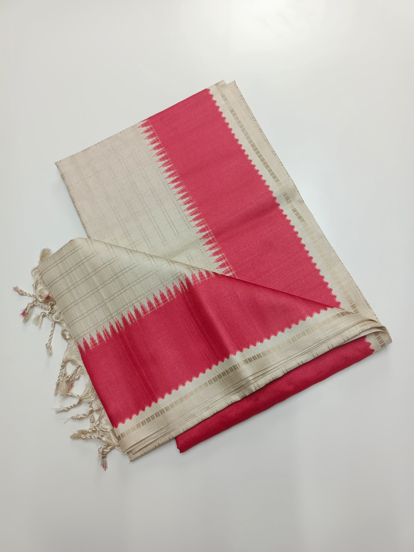 FANCY MATKA TUSSER SILK SAREE