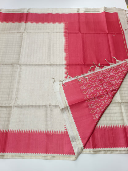 FANCY MATKA TUSSER SILK SAREE